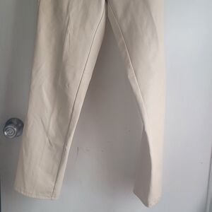 PAIGE Cream Skinny Pants — Sleek Minimalist Fit